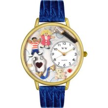 Personalized Pediatrician Unisex Watch - Black Padded