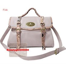 Pink Lady's Pu Leather Shoulder Bags Handbags G8uk