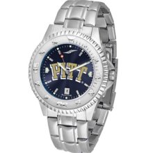 Pittsburgh PITT Panthers Mens Steel Anochrome Watch