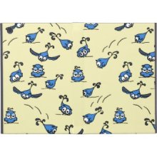 Playful Baby Owls on Blue Ipad Mini Cases