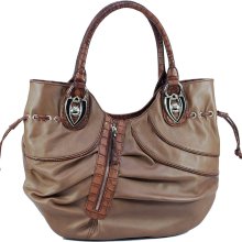 Pleated Dasein shoulder bag