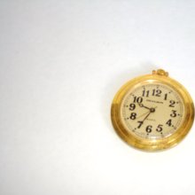Pocket Watch / Milan Quartz / Gold Toned / Japan Movt / Vintage