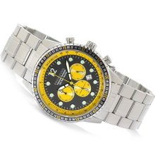 Poseidon By Invicta Men's Grand Racer Chronograph Tachymeter Watch Pw0026