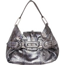 Pre-owned Jimmy Choo Python Metallic Shoulder Bag