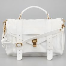 Proenza Schouler PS1 Medium Satchel Bag, White