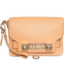 proenza schouler ps11 grained leather clutch