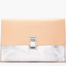 Proenza Schouler Sorbet And Silver Lunch Bag Clutch