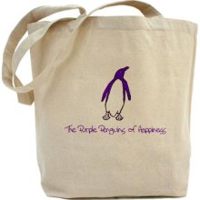 Purple Penguin Of Happiness bag