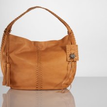 Ralph Lauren Leather-Laced Hobo