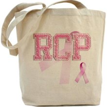 Rcp Initials, Pink Ribbon, bag