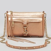 Rebecca Minkoff Crossbody Clutch - Metallic Mini Mac