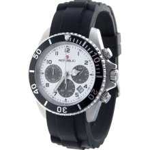 Republic Men's Sport Silicone Band Chronograph Watch (RP1074)