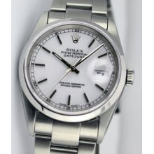 Rolex Datejust 16200 White Stick 36mm Watchchest