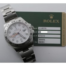 Rolex Explorer Ii 42mm - White Dial - 24 Hour Bezel - Oyster - 216570 W/ Card