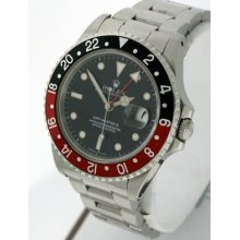 Rolex Gmt Master Ii Coke Bezel Stainless Steel Gent's 40mm Watch.