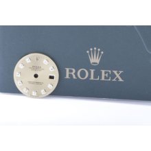 Rolex Ladies Champagne Diamond Dial For Datejust & President Models Inv 0080