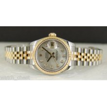 Rolex Lady Datejust 26mm Mother Of Pearl Diamond 179173 Watch Chest