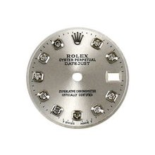 Rolex Lady Datejust Aftermarket Diamond Dial, Rhodium, White Gold