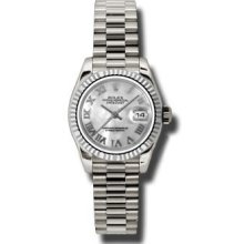 Rolex Lady White Gold President 179179 mrp