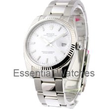 Rolex Men's Steel Date with Oyster Bracelet 115234