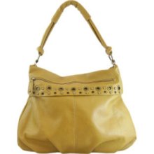 Roma Studded Faux Leather Hobo