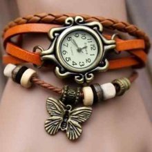 Roma Watch Fashion Classic Leather Strap Roma Number Dial Quartz Woman Watch