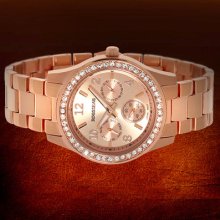 Rousseau Michelle Multi-function Ladies Watch Msrp $1340