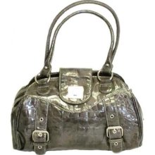 Sag Harbor Glazed Ombre Croco Selma Satchel ...