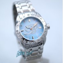 Sale Blumarine Women's Stainless Steel Dress Jewel Blue Dial Watch