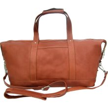 Satchel Bag w Detachable Shoulder Strap in Saddle Leather