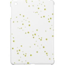 Scattered Yellow Stars Accents Template Background Ipad Mini Case