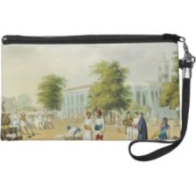 Scene in Bombay, from Volume I of 'Scenery, Costum Wristlet Clutch