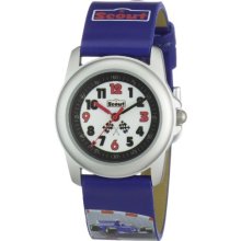 Scout 280302000 Boys' Analog Quartz Watch With Blue Leather Strap