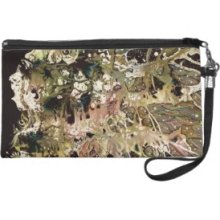 Screaming Man Wristlet Clutch