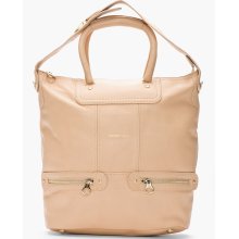 See By Chloe Nude Leather Zip Tote