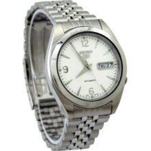 Seiko 5 White Automatic Men's Watch Snk131k