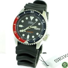 Seiko Men Japan Diver Sport Watch +warranty Skx009 Skx009j1