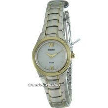 Seiko Solar Quartz Sup108p1 Sup108p Sup108 Womens Watch