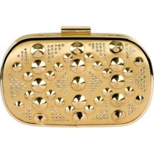 Serena Studded Clutch - Gold ...