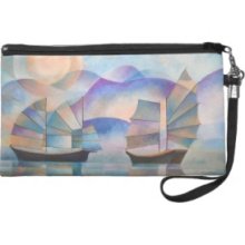 Shades of Tranquility Wristlet Clutches