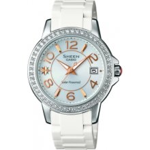 SHE-4026SB-7ADR Casio Ladies SHEEN Solar Powered Watch