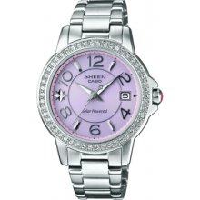 SHE-4026SBD-4ADR Casio Ladies SHEEN Solar Powered Watch