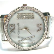 Silver Tone Strap Roman Style Ladies Mens Watch Fes