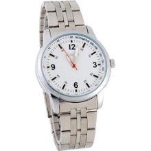 SINOBI Stainless Steel Analog Watch (White)