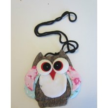Small Colorful Casual Owl Crossbody Purse Handbag Phone Camera Mp3 Bag