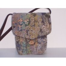 SMALL SHOULDER POUCH Pastel Floral by bizmo