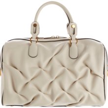 Smythson Nancy Bowler Bag - Off-white