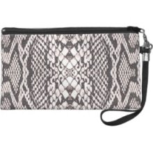 Snakeskin Background Wristlet Clutch