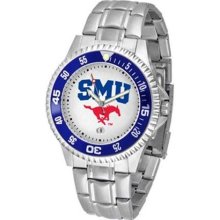 Southern Methodist University Mustangs Men's Stainless Steel Watch