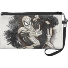 Spider-Man in Web Shaded Graphic Wristlet